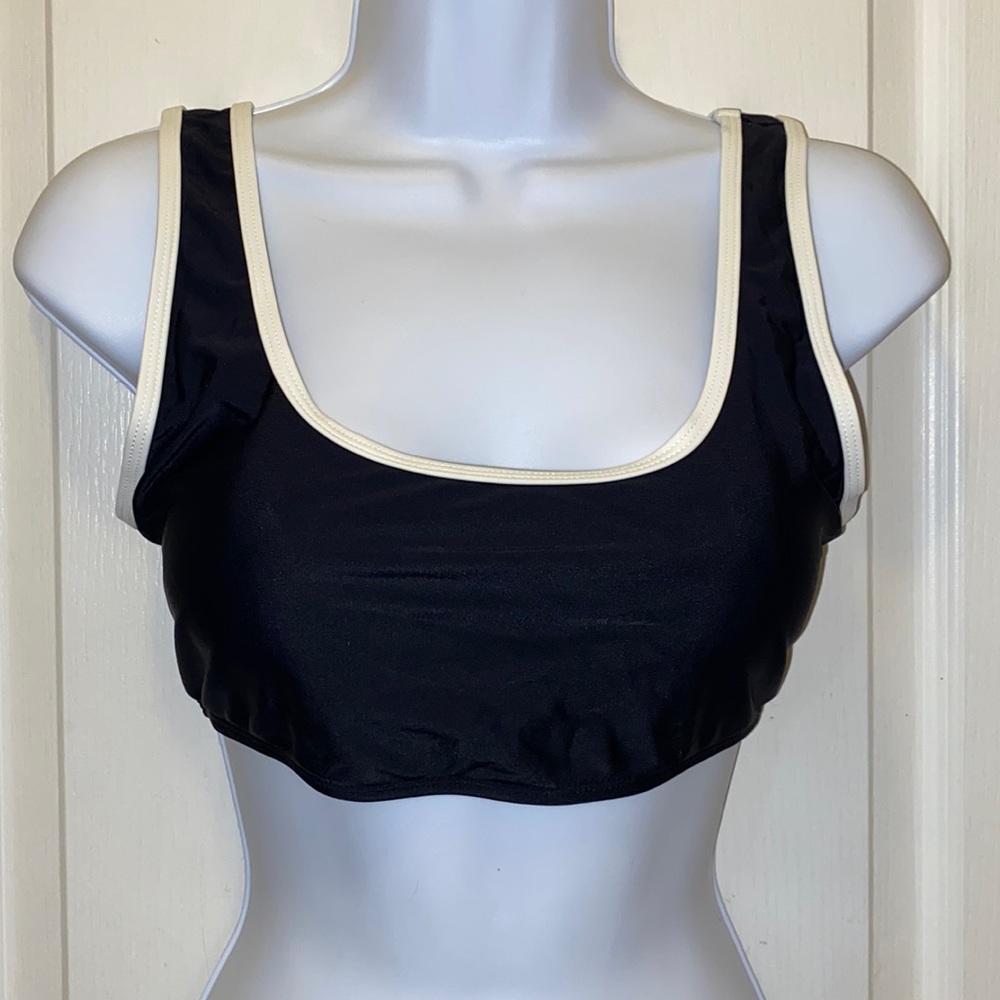 Black Swim Top